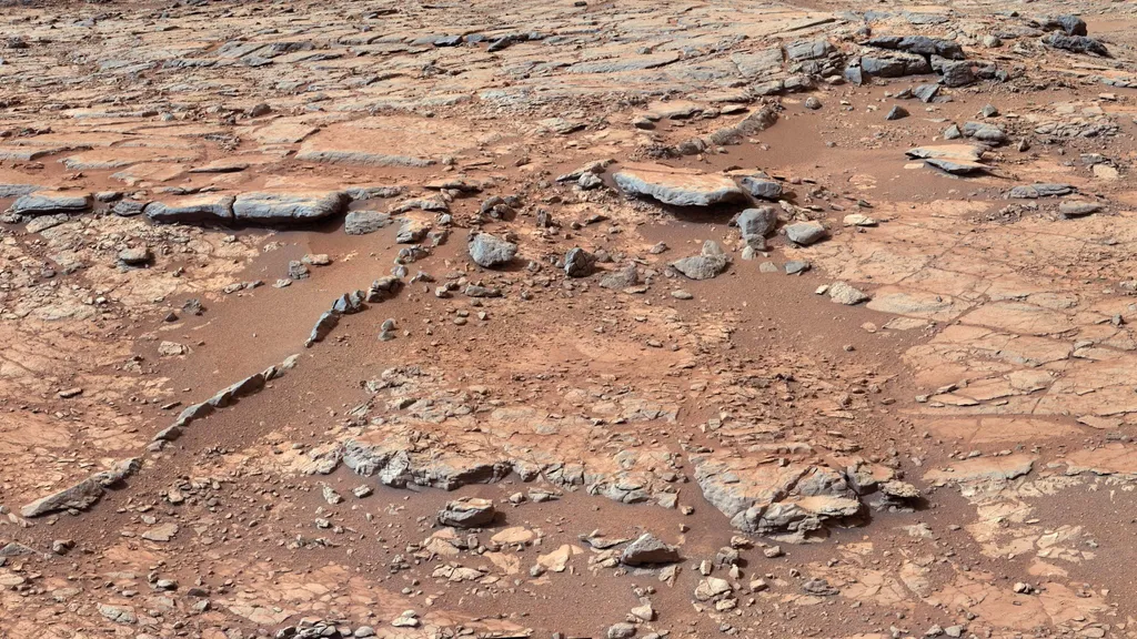 Yellowknife Bay Mars Crop