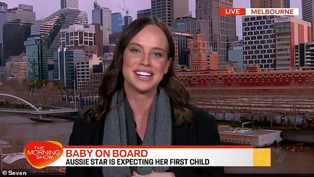 Neighbours star Bonnie Anderson talks about her pregnancy; hints at gender