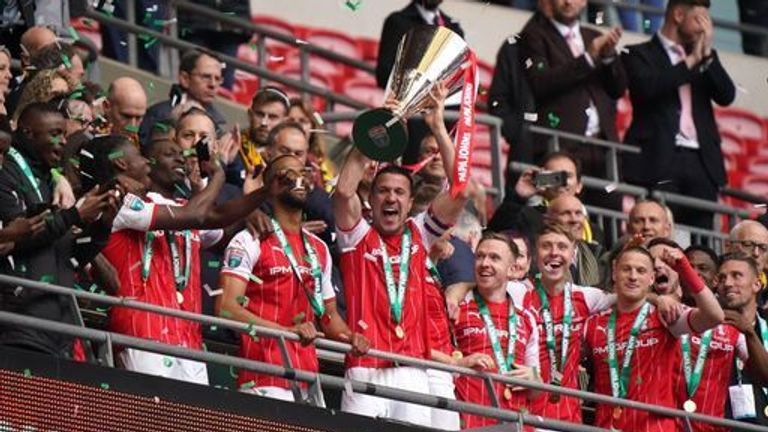 Rotherham have won the 2021/22 Papa John&#39;s Trophy