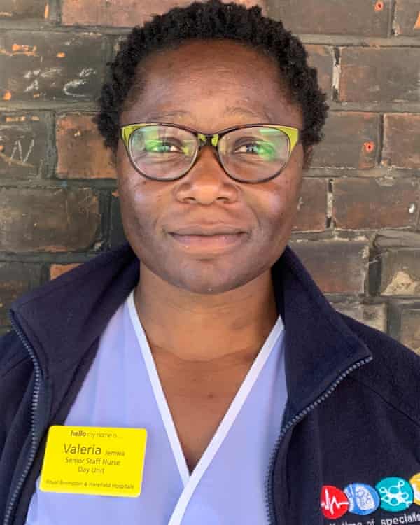 Valeria Jemwa, a senior respiratory staff nurse and single mother with four children, is facing eviction from her Peabody flat