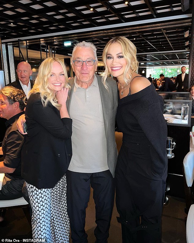 Rita Ora poses for ‘spicy’ snap with Hollywood superstar Robert De Niro and Emma Bunton