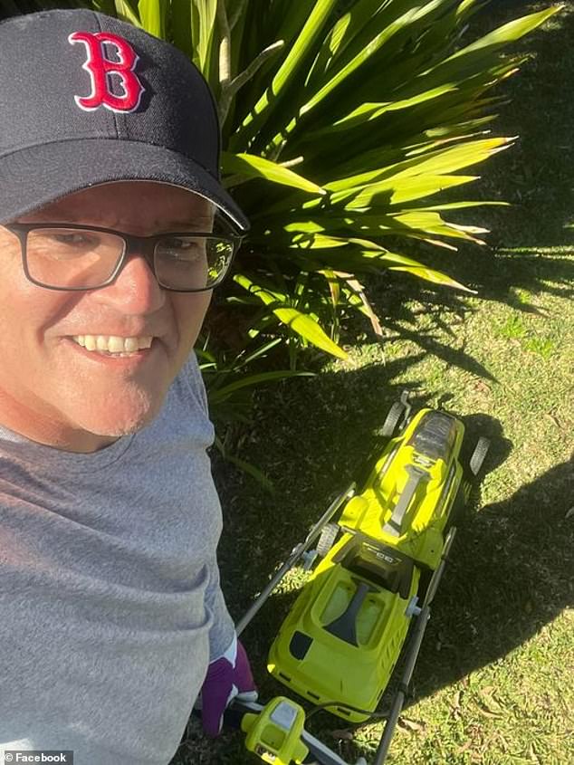 Scott Morrison responds to a cheeky dig over his Facebook post with his lawnmower