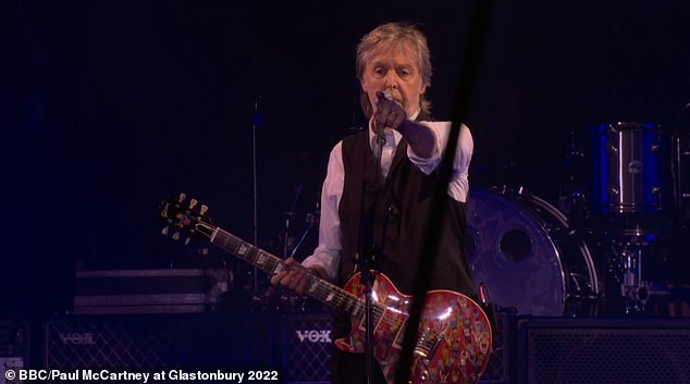 Sir Paul McCartney halts his Glastonbury headlining set to check on unwell member of the crowd