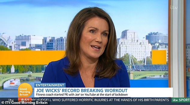 Susanna Reid reveals she has struggled to shift weight she put on during lockdown