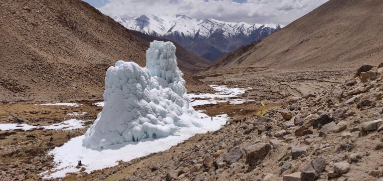 Automation builds bigger, better ice tower reservoirs for high, dry farming