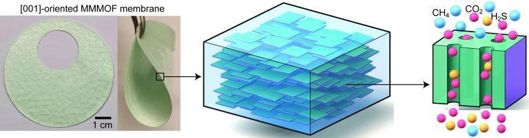 Designing the perfect membrane for clean separation of gases