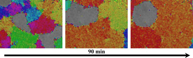 Engineers model nanoscale crystal dynamics in easy-to-view system