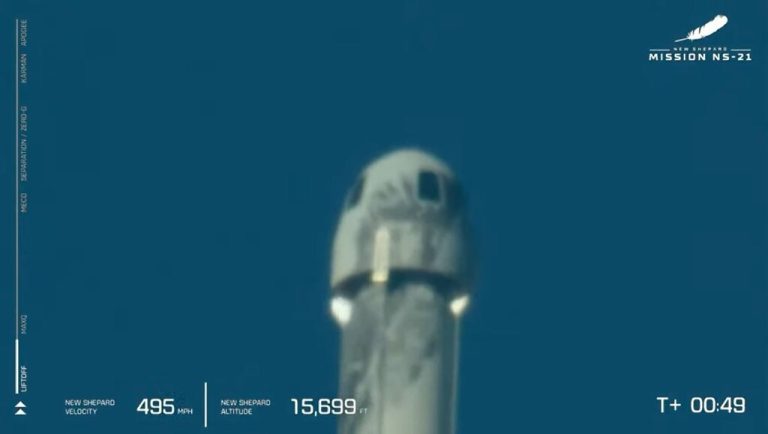 Bezos’s Blue Origin makes 5th crewed flight into space