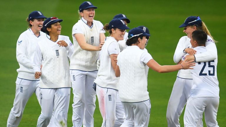 Issy Wong takes two late wickets as England boost chances of beating South Africa after rain-hit day | Cricket News