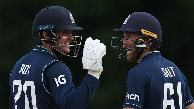 England openers Jason Roy and Phil Salt hit fifties in ODI series-clinching win over Netherlands | Cricket News