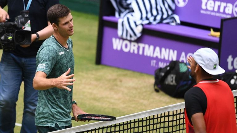 Hubert Hurkacz beats Nick Kyrgios to reach Halle Open final while Matteo Berrettini breezes into Queen’s final to keep title defence on track | Tennis News