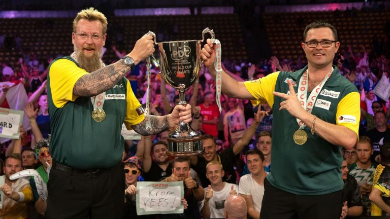 World Cup of Darts: Australia upset England and Wales to win maiden title in Frankfurt | Darts News