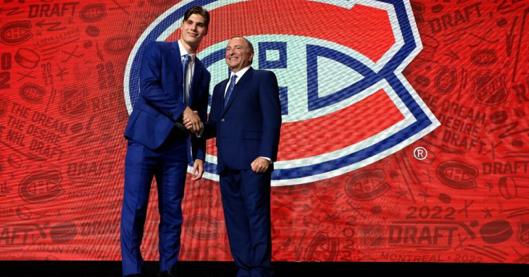 Montreal Selects Juraj Slafkovsky No. 1 in the N.H.L. Draft