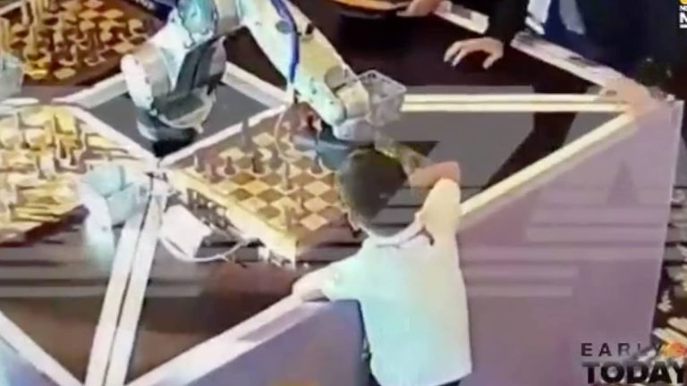 Chess robot breaks young boy’s finger during match in Moscow