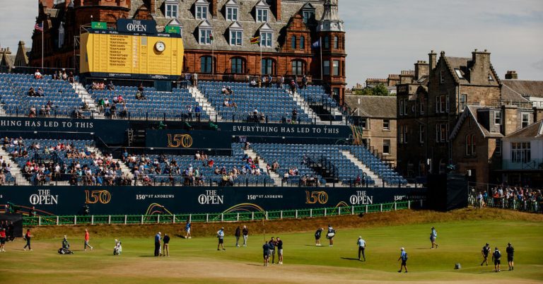 Beauty of the Old Course Upstages LIV Golf Angst, for Now