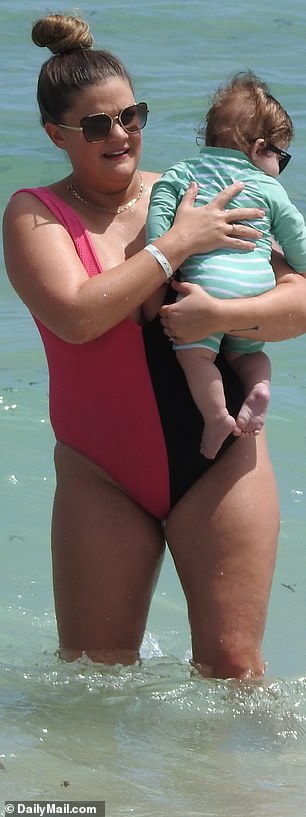 Throwback: The star hit Miami beach in September of 2021, four months after giving birth