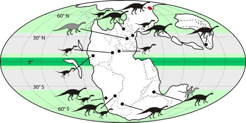 Dinosaurs took over amid ice, not warmth, says a new study of ancient mass extinction