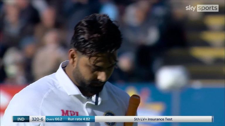 Joe Root finally stops Rishabh Pant in his tracks and dismisses him for 146.