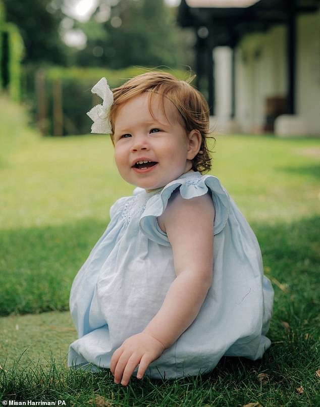 He went on to say that since becoming a parent to Archie, three, and daughter, Lilibet (pictured), one, and husband to Meghan his 'mother's voice' has become 'even stronger' in his life