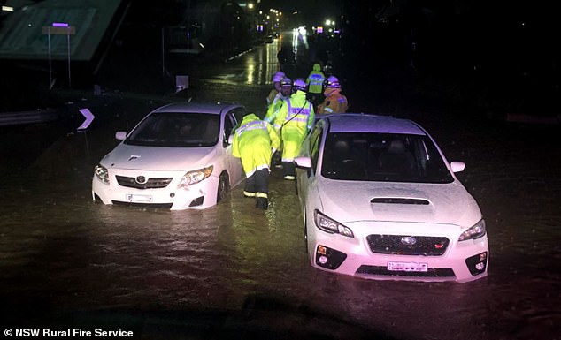 More than 500,000 residents across south-west Sydney have been warned to be on alert as flash flooding and heavy rain batters NSW