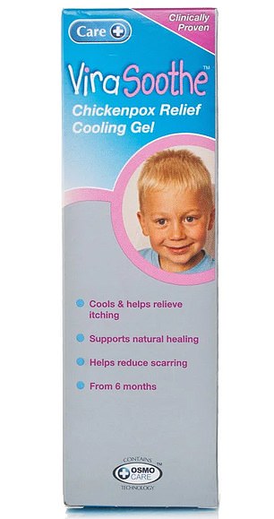 Virasoothe chicken pox relief cooling gel