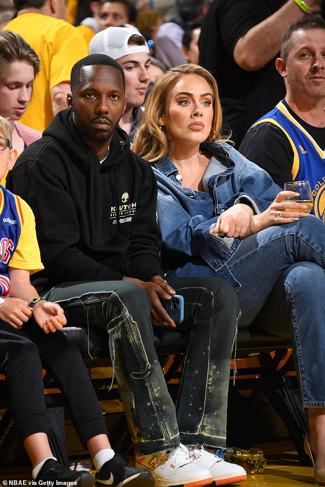 New romance: Following her split from Simon, Adele has been dating sports agent Rich Paul