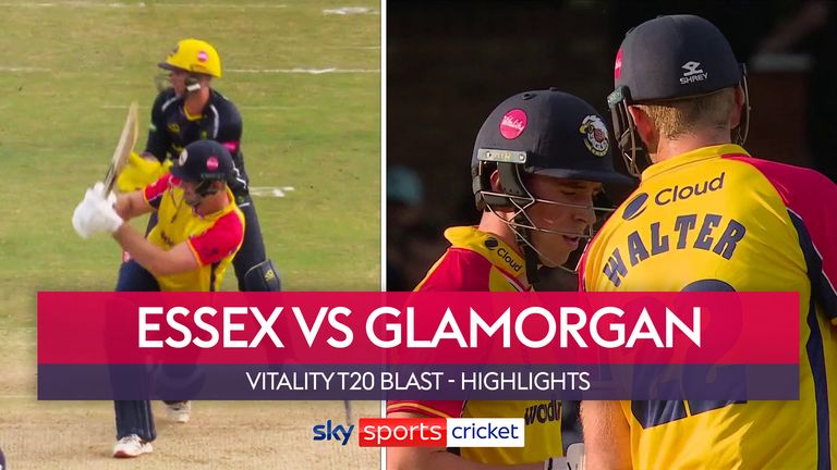 Highlights of the Vitality T20 Blast match between Essex and Glamorgan