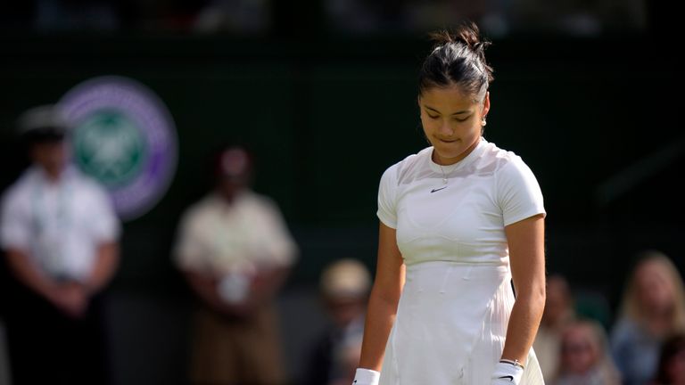 Sky's Jacquie Beltrao broke down what went wrong for Raducanu after she was beaten in straight sets by Caroline Garcia at Wimbledon