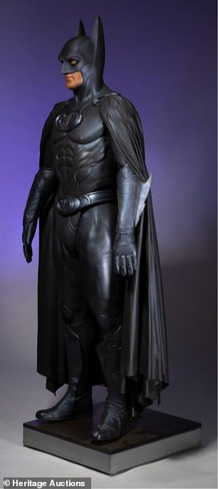 Unique: The cowl and cape were actually both personalized with a "GC" on them, which are the initials for George Clooney