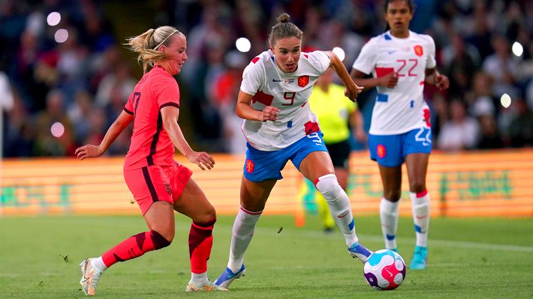 Vivianne Miedema (right) is the big player to watch for the Netherlands