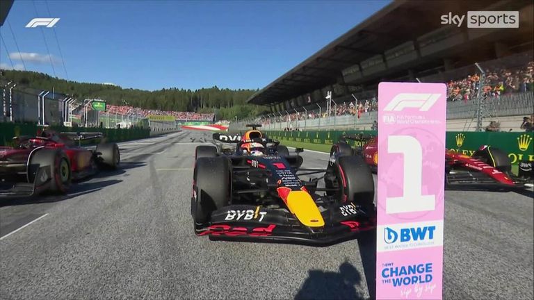 Max Verstappen snatches the pole position back from Charles Leclerc inches away from the finishing line which will see him starting first in the sprint tomorrow at the Austrian Grand Prix