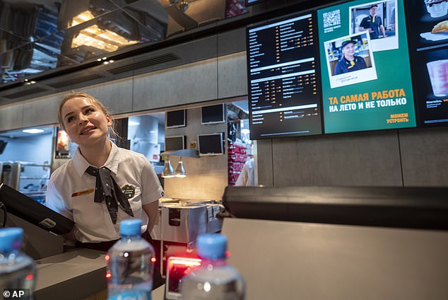 Although uniforms are almost identical to McDonald's worker outfits and the old equipment stayed behind as part of the exit deal