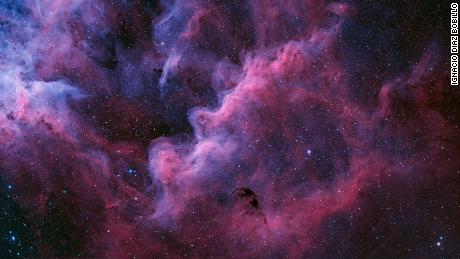 A stunning nebula was captured by an astrophotographer in the night sky over Argentina.