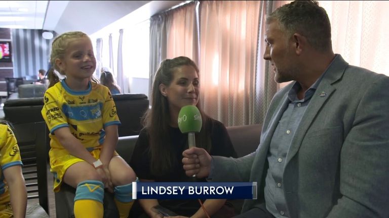 The Burrow family spoke about their charity work and the shirts they designed for Leeds Rhinos' Magic Weekend fixture earlier this month against Castleford Tigers