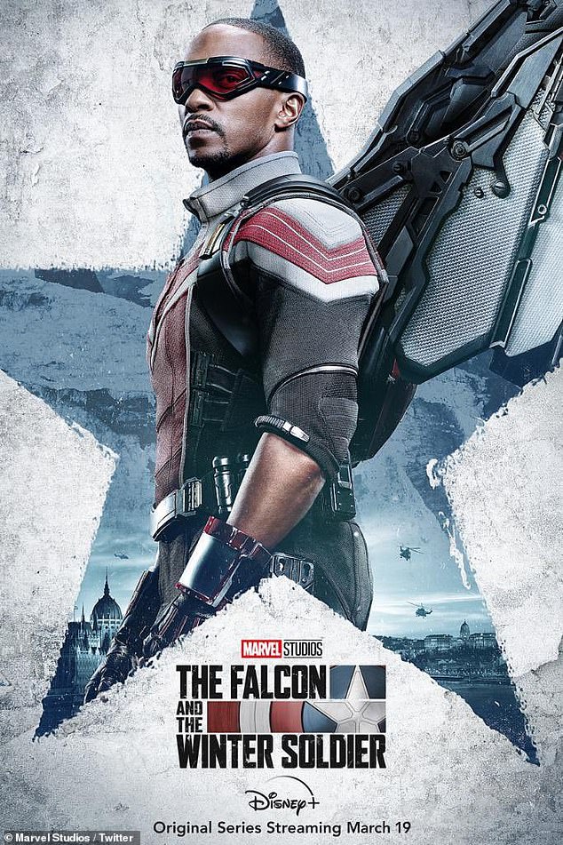 Originally Falcon: He played Sam Wilson, whose superhero alter ego in the comics was Falcon, a former military operative with metal wings and a jetpack