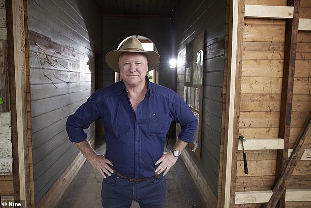 And according to the Sunday Herald Sun, potential buyers inspected the properties over the past week. The publication understands one agent even 'helicoptered prospective clients in for an early inspection' of one home. Pictured: host Scott Cam