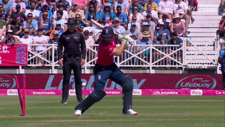  England captain Jos Buttler falls for just 18 after being bowled by Avesh Khan