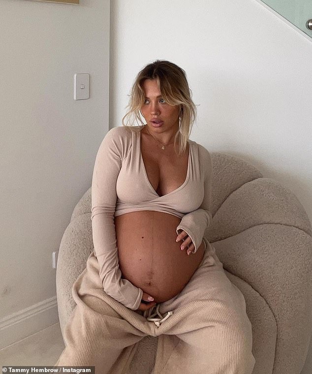 Tammy kept her Instagram fans updated on her pregnancy journey as the prepared to welcome her third child