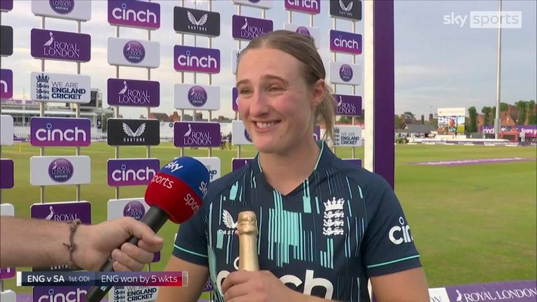 Emma Lamb says her confidence in the team is what gave her inspiration to make her first-ever international ODI century. 