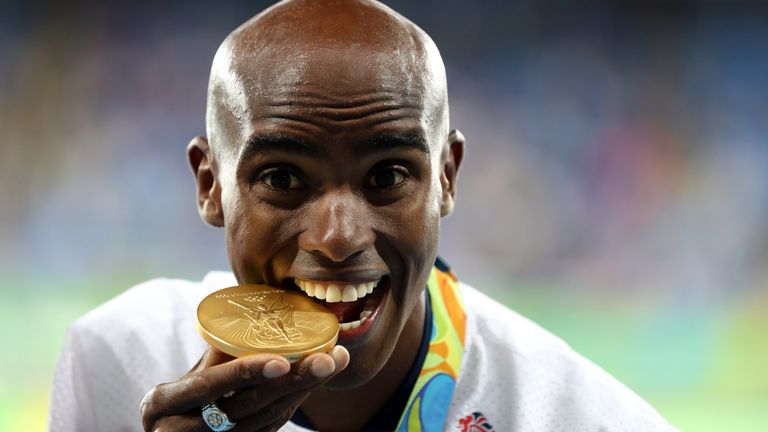 Sir Mo Farah has won four Olympic gold medals