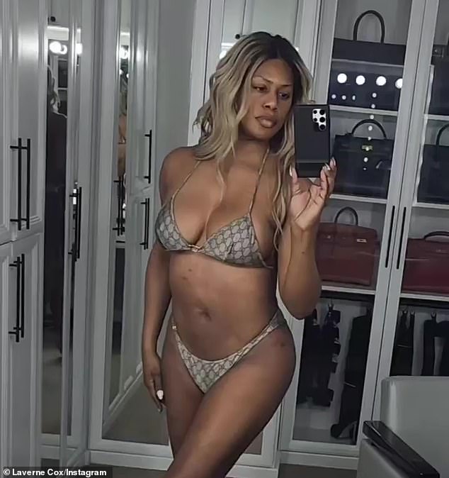 Laverne confessed: 'I think my biggest fears around aging and a slower metabolism particularly as a black woman is being rendered invisible, because that's what patriarchy does to older women particularly when we gain weight or are fat'