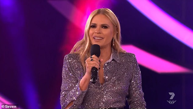 'I can't believe it Sonia,' the emotional winner told host Sonia Kruger (pictured) after winning