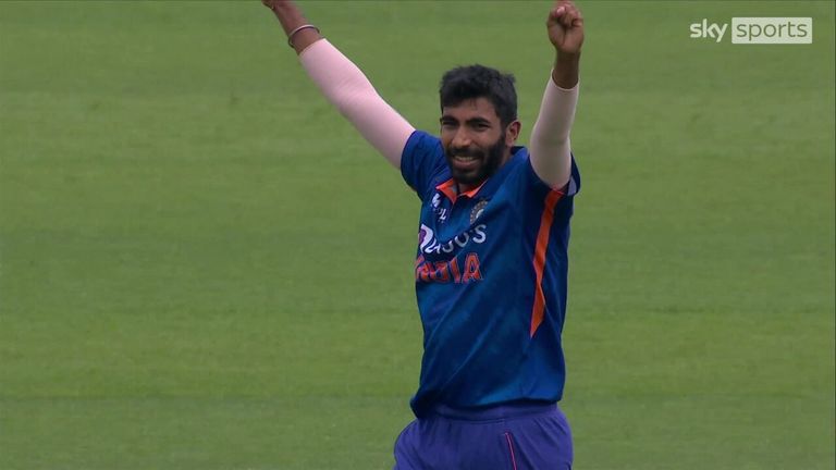 Bumrah cliched his second ODI five-for when he bowled Brydon Carse for 15