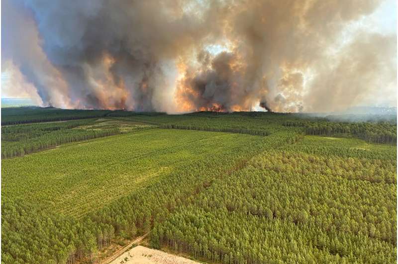 Spate of wildfires scorches parts of Europe amid heat wave