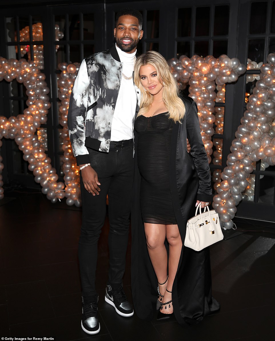 Back on? Khloe's post comes after she shared — and quickly deleted — a photo of flowers her ex Tristan Thompson, 31, sent her for her birthday, which led fans to speculate that she might have gotten back together with him