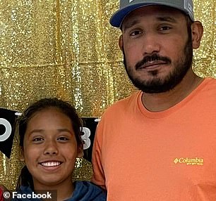 This photo of Felix Rubio with his daughter was taken just hours before crazed gunman Salvador Ramos began his rampage