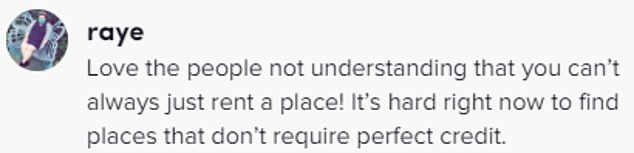 Many TikTok user empathized with the way Elizabeth was forced to live due to the housing crisis and even offered her a 'place to stay'