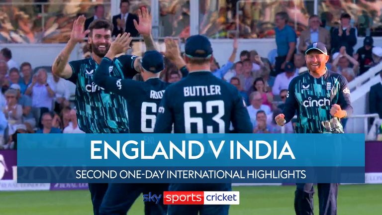 The best of the action from the second ODI between England and India at Lords. 