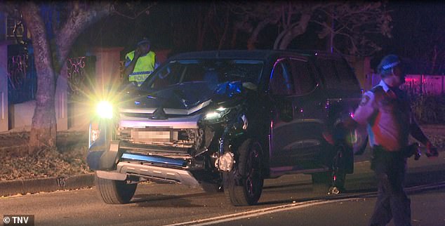 The children were on their way to get ice-cream when Davidson ploughed into them on February 1