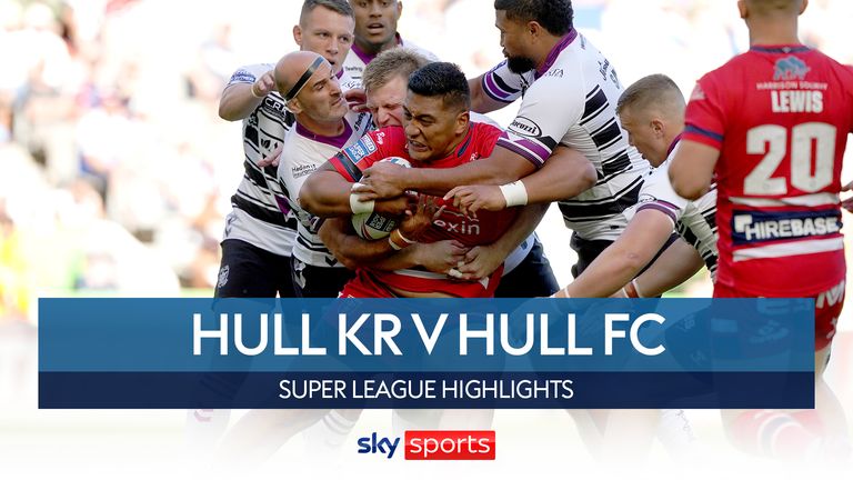 Highlights of the Betfred Super League match between Hull Kingston Rovers and Hull FC